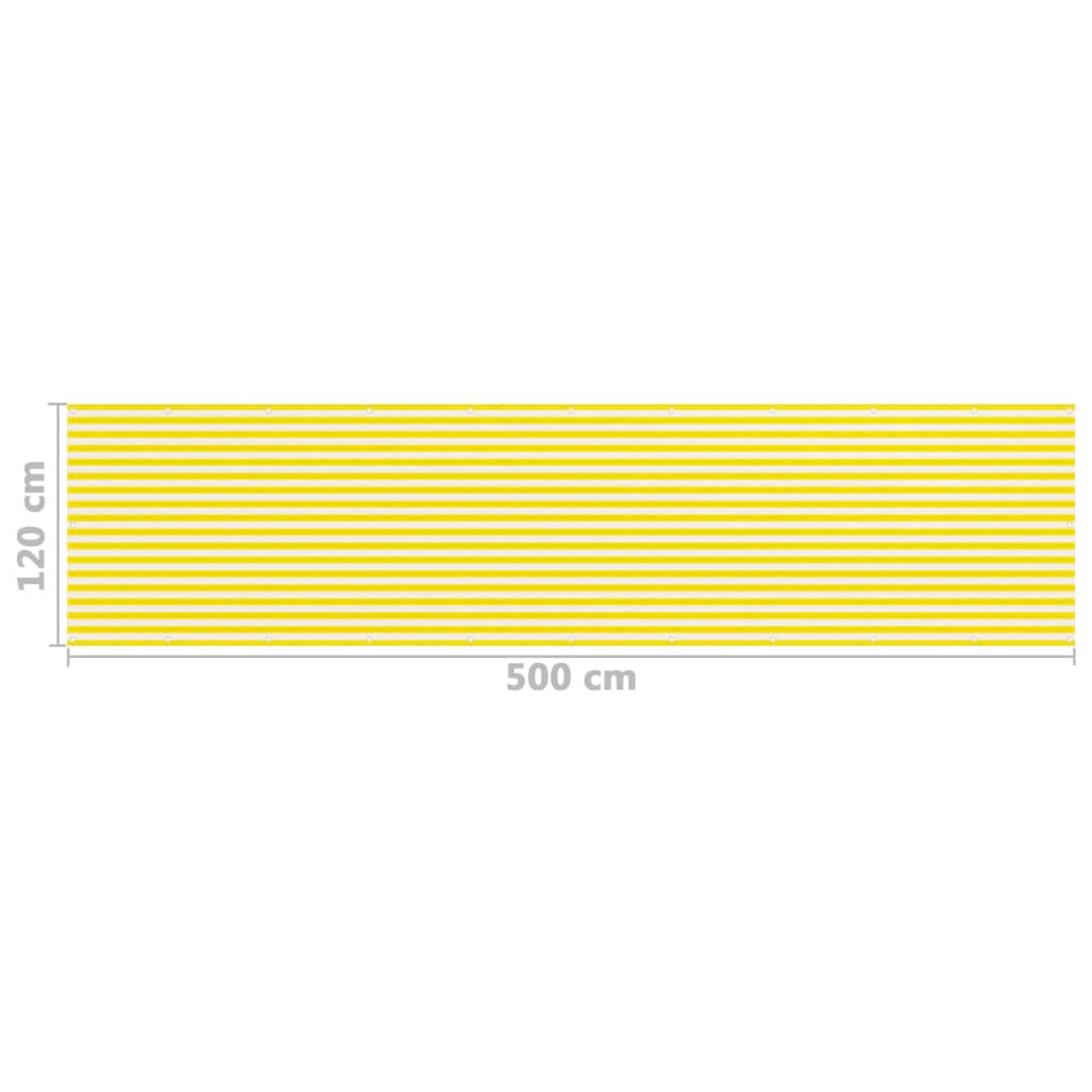 VIDAXL 310882 Gelb Sichtschutz