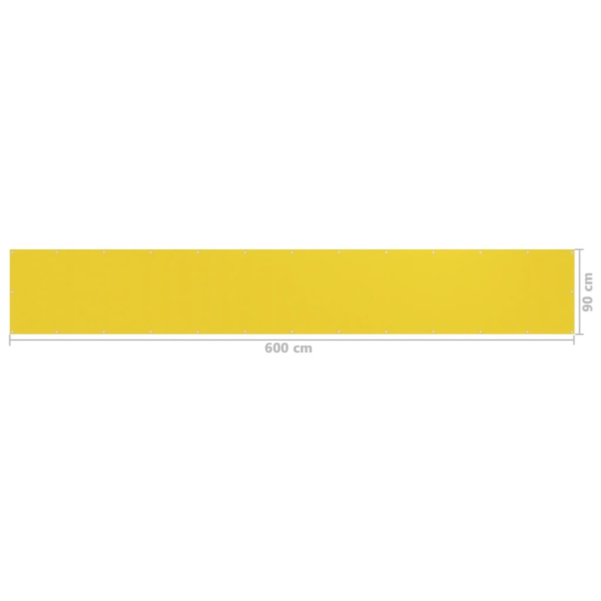 VIDAXL Gelb Sichtschutz, 310999
