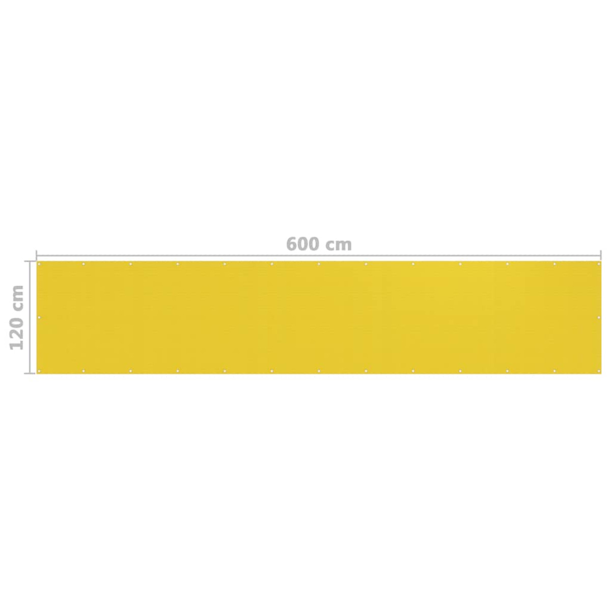 VIDAXL 311003 Gelb Sichtschutz,