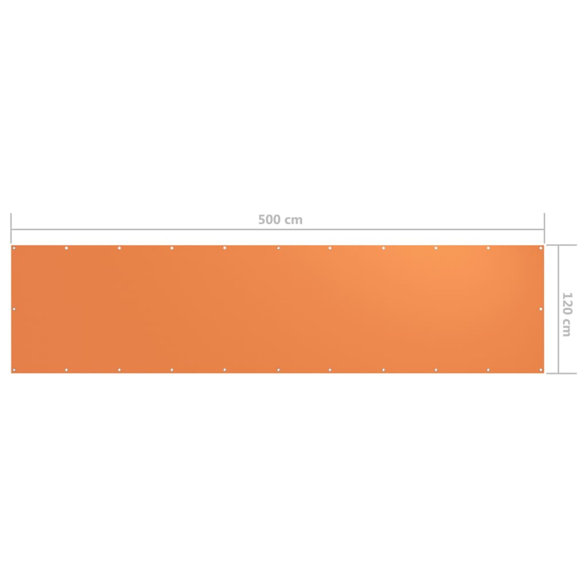 VIDAXL 135054 Orange Sichtschutz