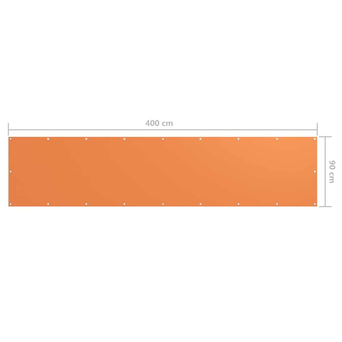 VIDAXL Orange Sichtschutz, 135049