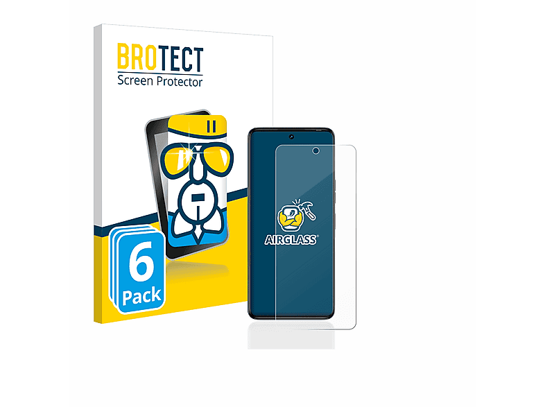 BROTECT 6x Airglass klare Schutzfolie(für Tecno Camon 20 Pro)