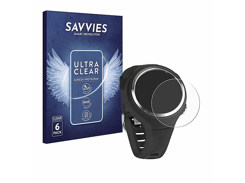 SAVVIES 6x klare Schutzfolie(für Mares Smart)