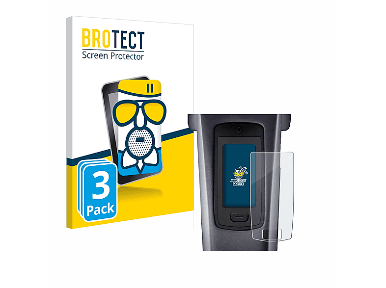 System) 3x E-Bike Schutzfolie(für HPR50 TQ BROTECT matte Airglass