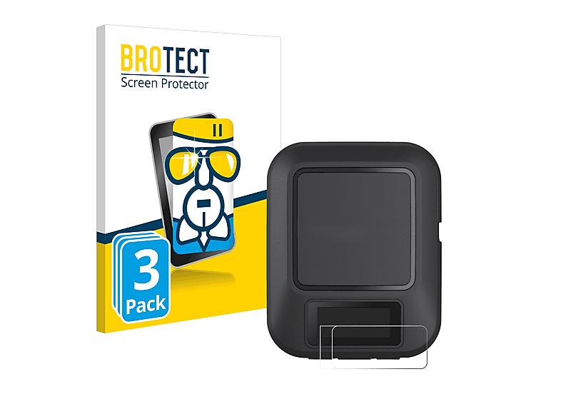 BROTECT 3x Airglass klare Schutzfolie(für Garmin inReach Messenger)