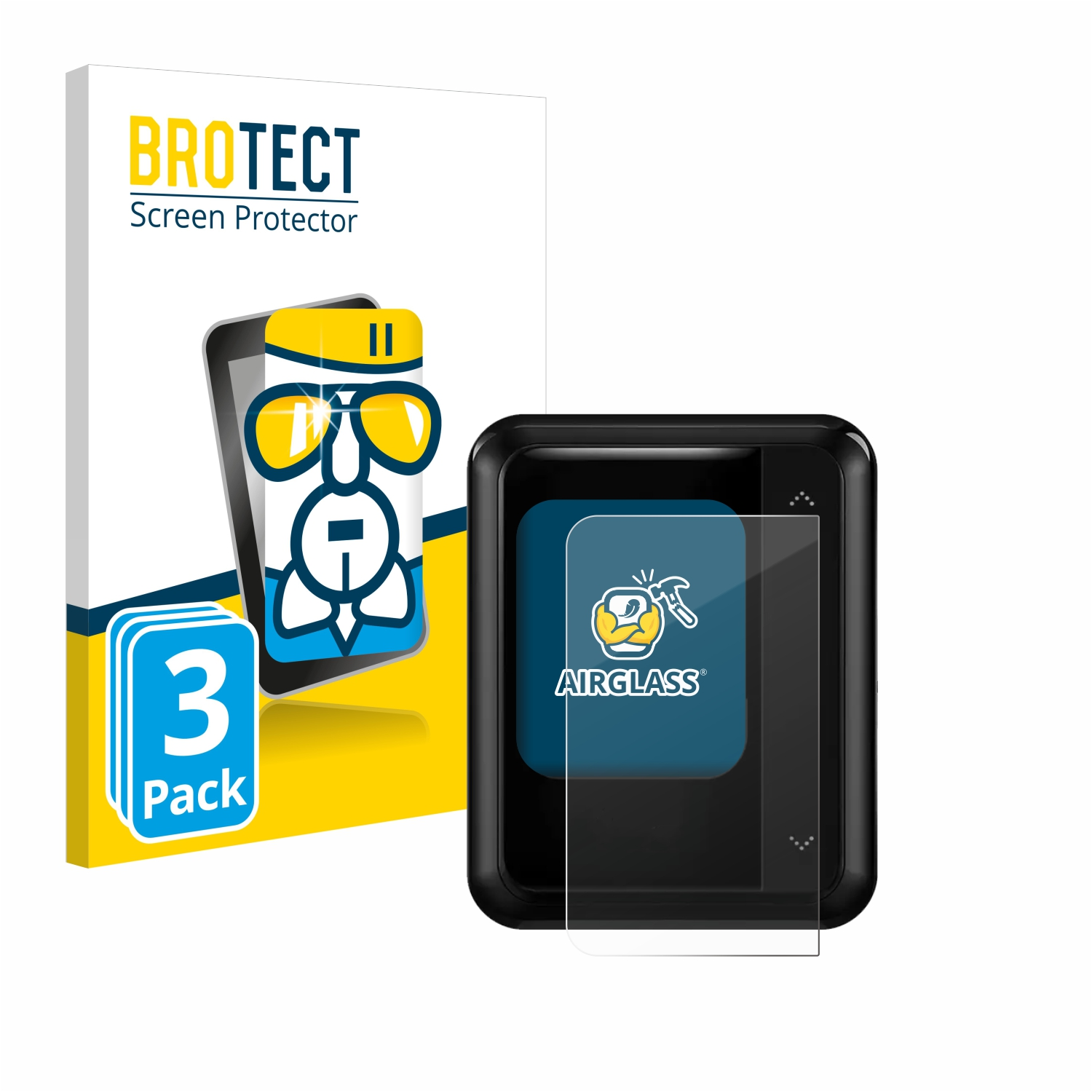 BROTECT 3x Airglass klare Schutzfolie(für ActiveBuds) Ikko