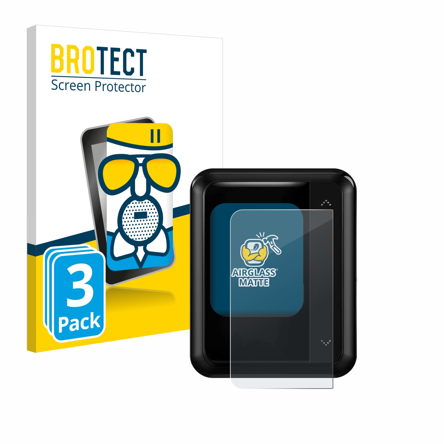Ikko BROTECT 3x Schutzfolie(für Airglass matte ActiveBuds)