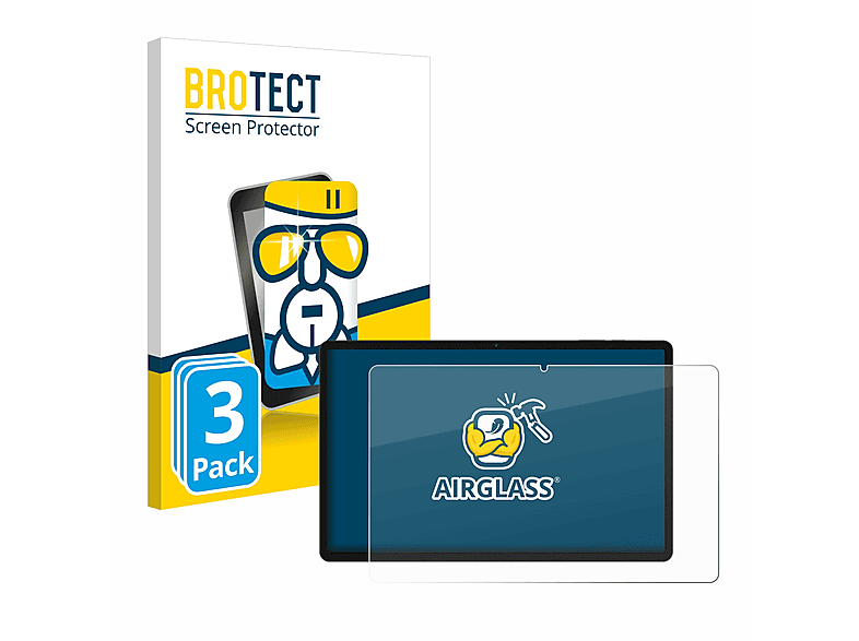 BROTECT 3x Airglass klare Schutzfolie(für Teclast T50 Pro) | Tabletschutzfolien