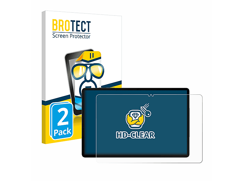 BROTECT 2x klare Schutzfolie(für Samsung Galaxy Tab S9 WiFi)