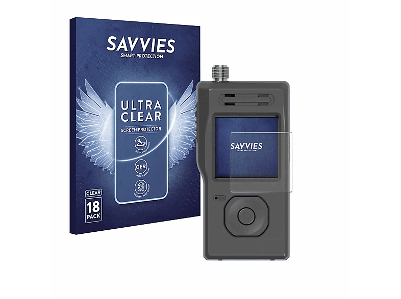 SAVVIES 18x klare Schutzfolie(für WiMo PicoAPRS V4 Transceiver)