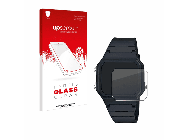 UPSCREEN klare Schutzfolie(für Casio W-217H-1AVCF) | Smartwatch Schutzfolien & Gläser