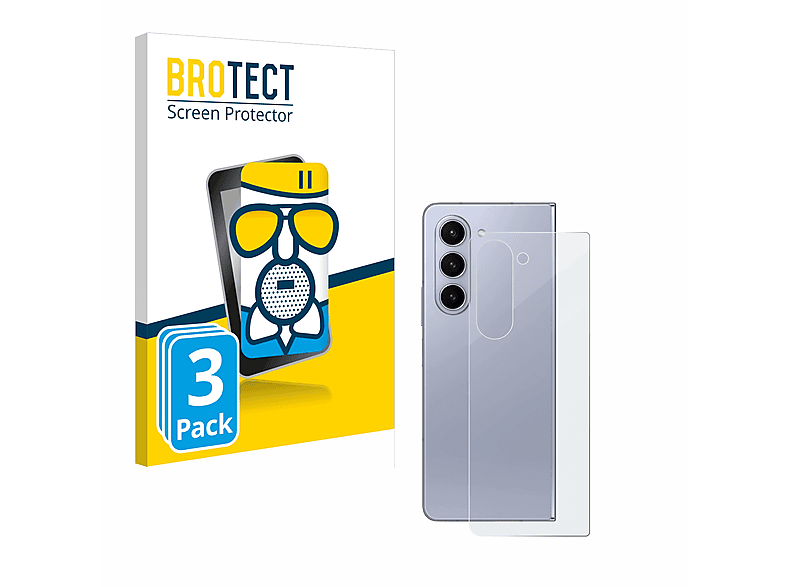 BROTECT 3x Airglass matte Schutzfolie(für Samsung Galaxy Z Fold 5)