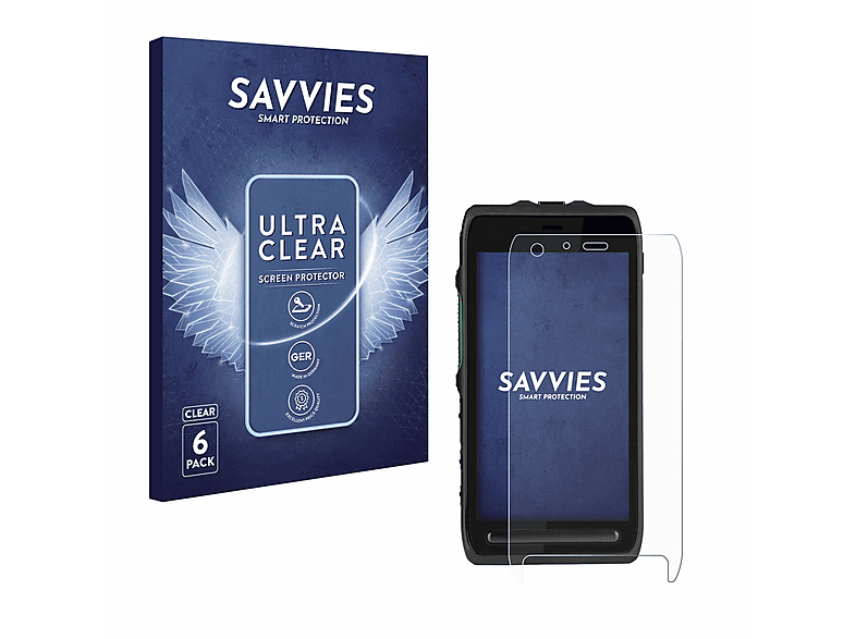 SAVVIES 6x klare Schutzfolie(für L11) LEX Motorola