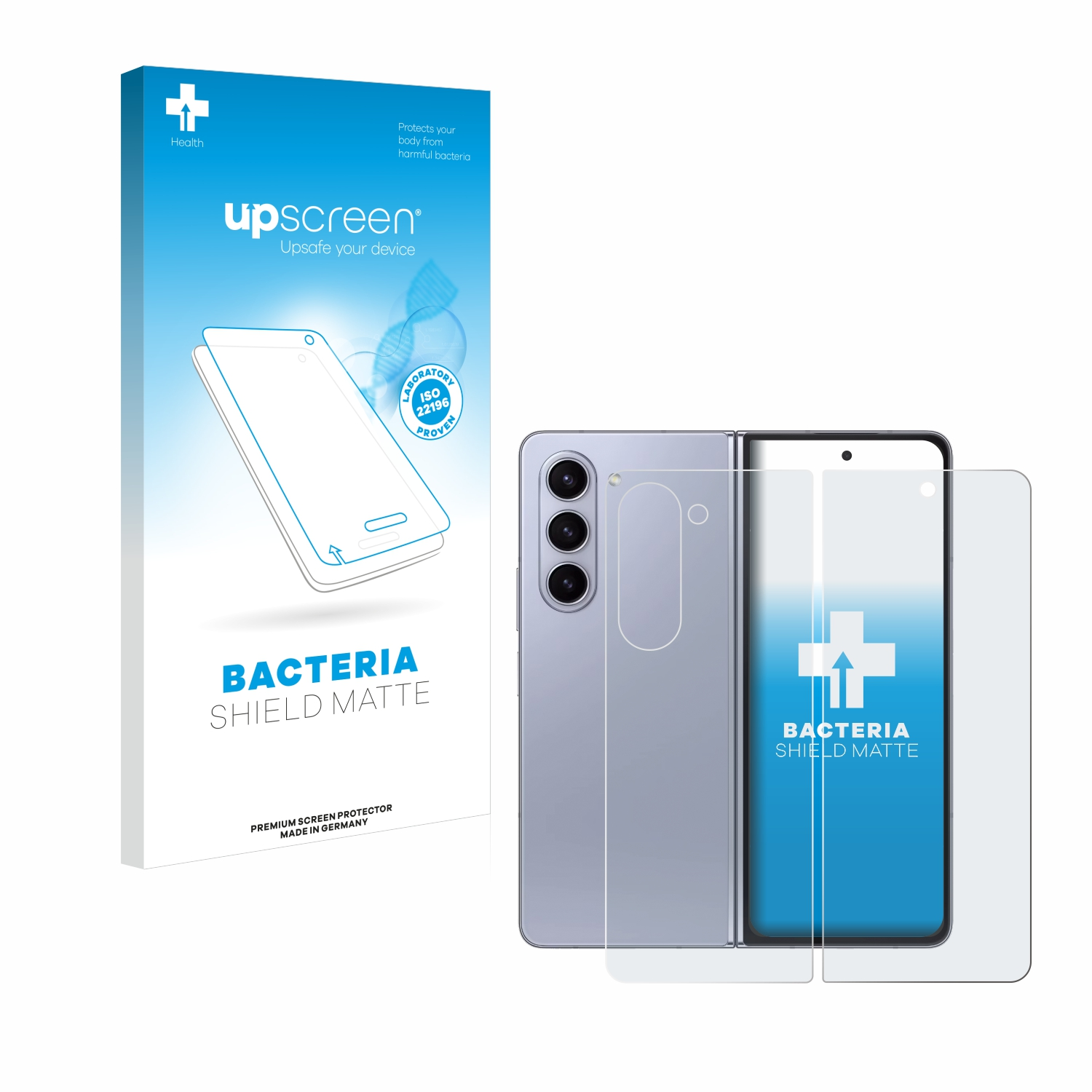 UPSCREEN antibakteriell entspiegelt Fold 5) Schutzfolie(für matte Samsung Z Galaxy