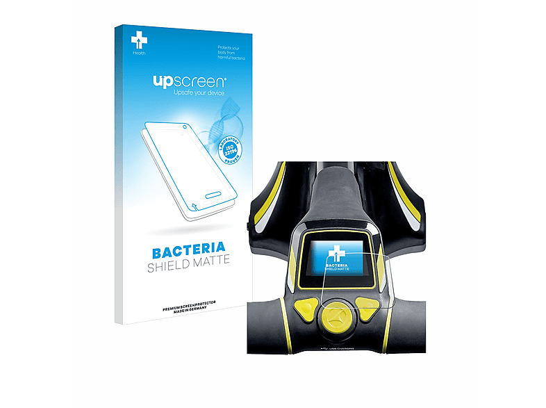 UPSCREEN antibakteriell entspiegelt matte Schutzfolie(für Motocaddy M3 Pro Electric Trolley)