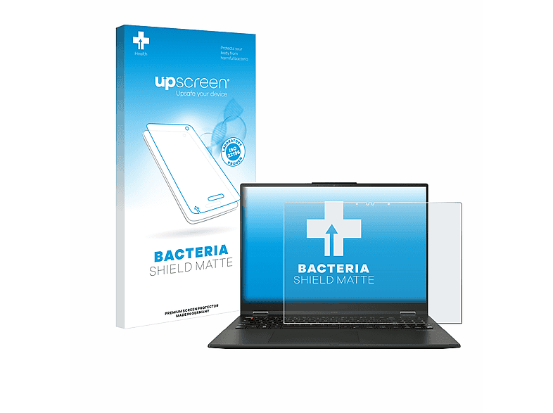 UPSCREEN antibakteriell entspiegelt matte Schutzfolie(für ASUS Vivobook S 16 Flip OLED)
