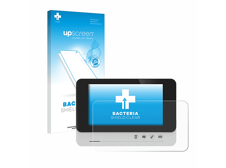UPSCREEN antibakteriell klare Schutzfolie(für Comfort) WelcomeEye Philips