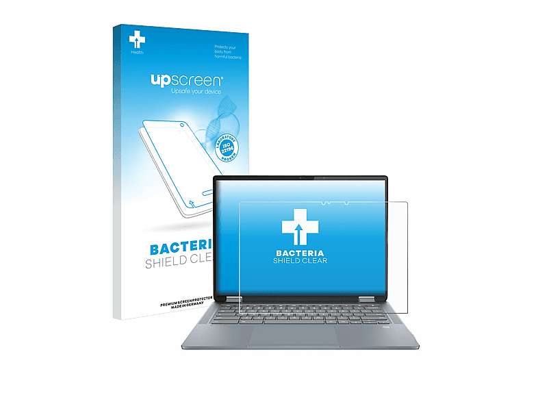UPSCREEN antibakteriell klare Schutzfolie(für Lenovo IdeaPad Flex 5i Chromebook 14\