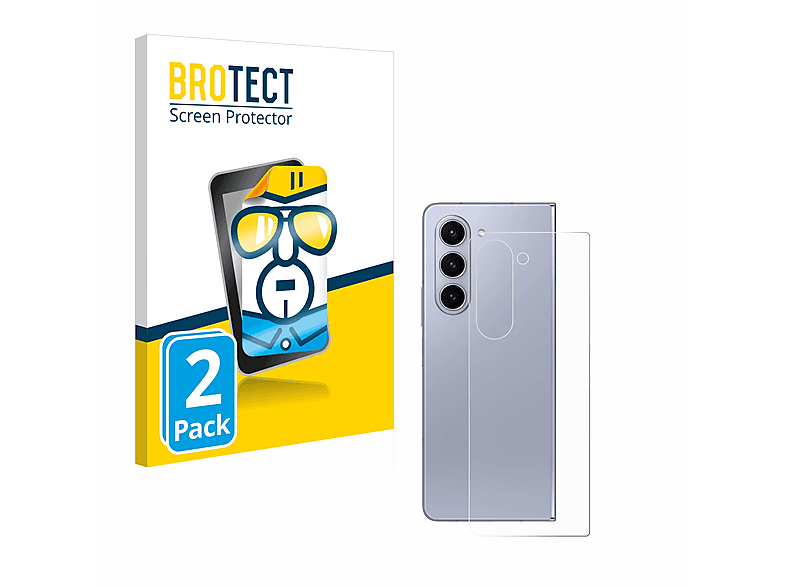 BROTECT 2x klare Fold Samsung 5) Z Galaxy Schutzfolie(für