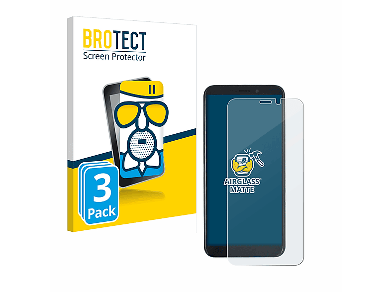 BROTECT 3x Airglass Edition) PINEPHONE Schutzfolie(für Beta matte