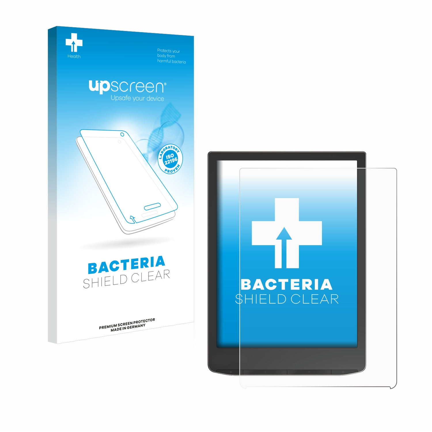 UPSCREEN antibakteriell klare 4) Schutzfolie(für PocketBook InkPad