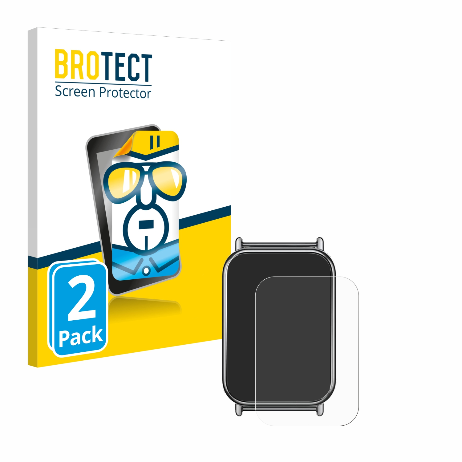 BROTECT 2x klare Schutzfolie(für Pro) Xiaomi 8 Band Mi
