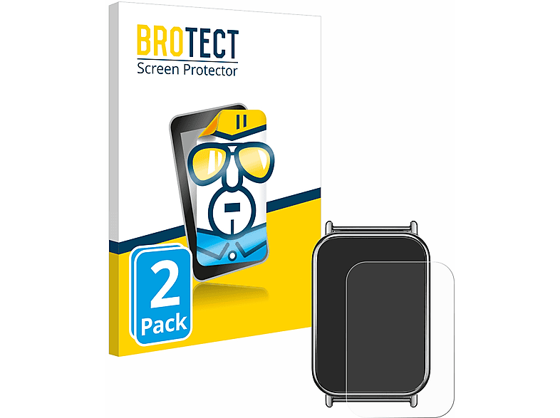 BROTECT 2x 8 Schutzfolie(für klare Xiaomi Mi Pro) Band