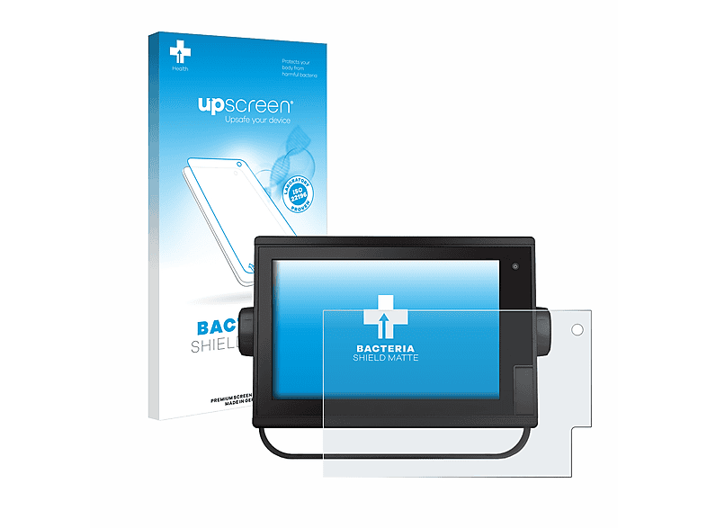 UPSCREEN GPSMAP 722) antibakteriell Schutzfolie(für Garmin entspiegelt matte