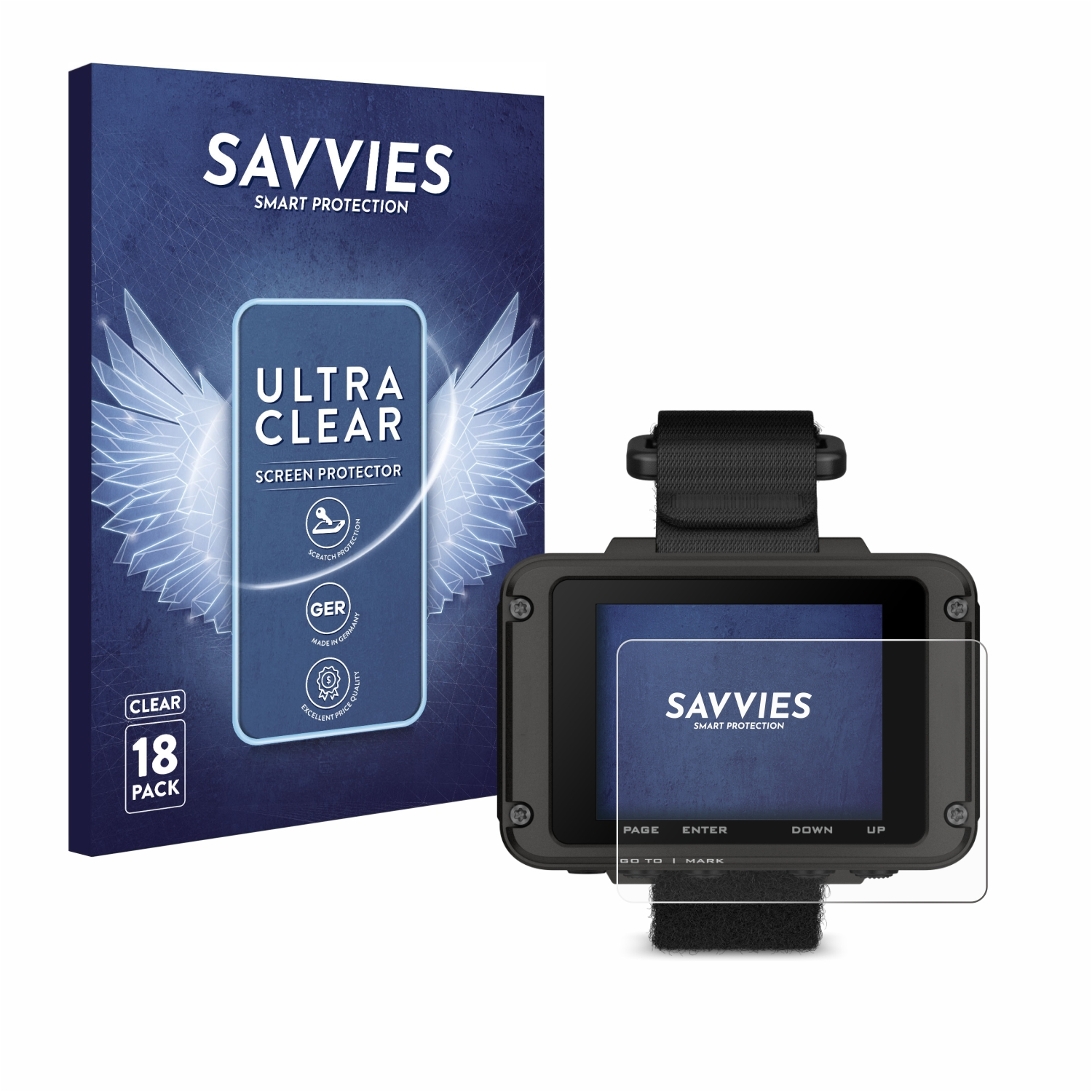 Garmin 801) Schutzfolie(für 18x Foretrex klare SAVVIES