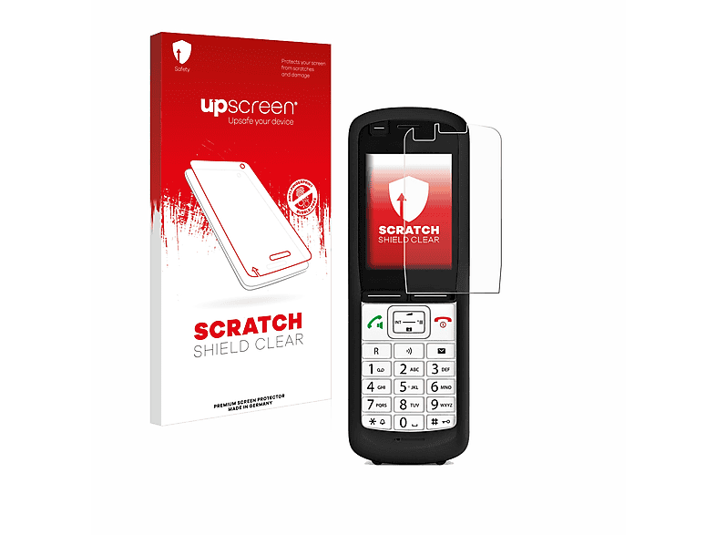 UPSCREEN Kratzschutz klare Schutzfolie(für Unify OpenScape DECT Phone R6)