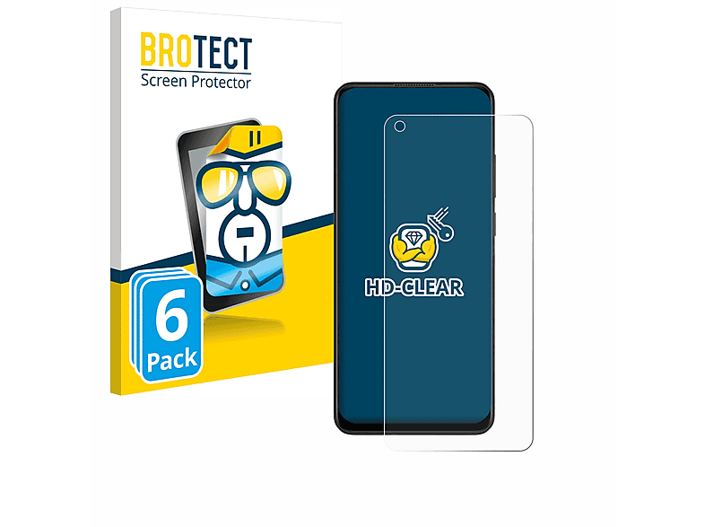 BROTECT 6x klare Schutzfolie(für Oppo A78 4G)
