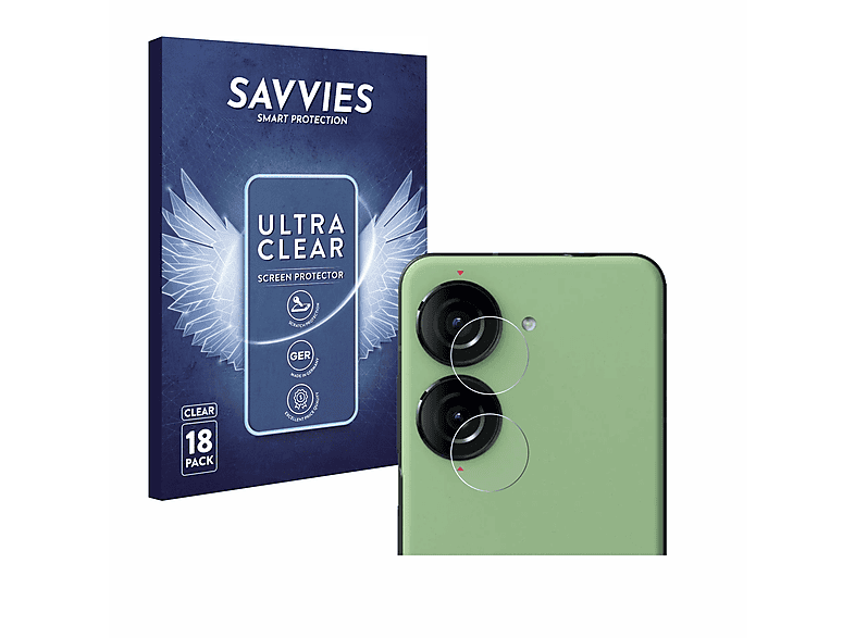 SAVVIES 18x klare ZenFone 10) Schutzfolie(für ASUS