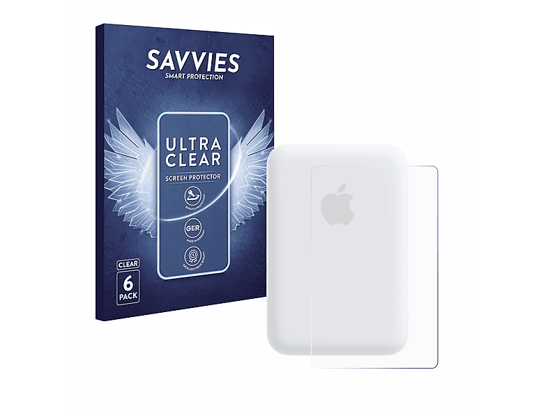Schutzfolie(für MagSafe Apple klare SAVVIES Battery) 6x