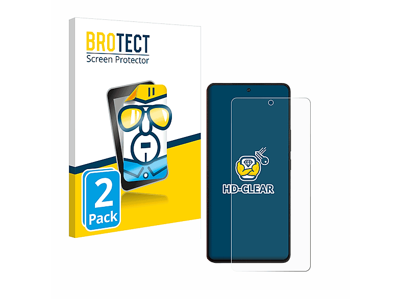 BROTECT 2x klare Schutzfolie(für Vivo iQOO Neo 8) | Displayschutzfolien & Gläser