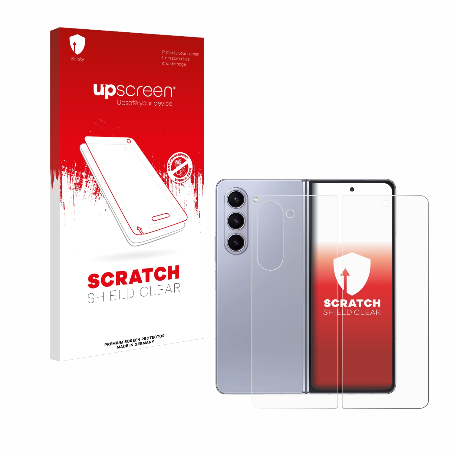 UPSCREEN Kratzschutz klare Fold Samsung Schutzfolie(für 5) Z Galaxy