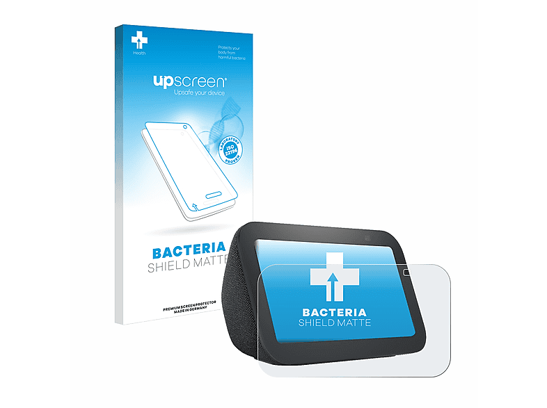UPSCREEN antibakteriell entspiegelt matte Schutzfolie(für Amazon Echo Show 5 (3. Gen.))