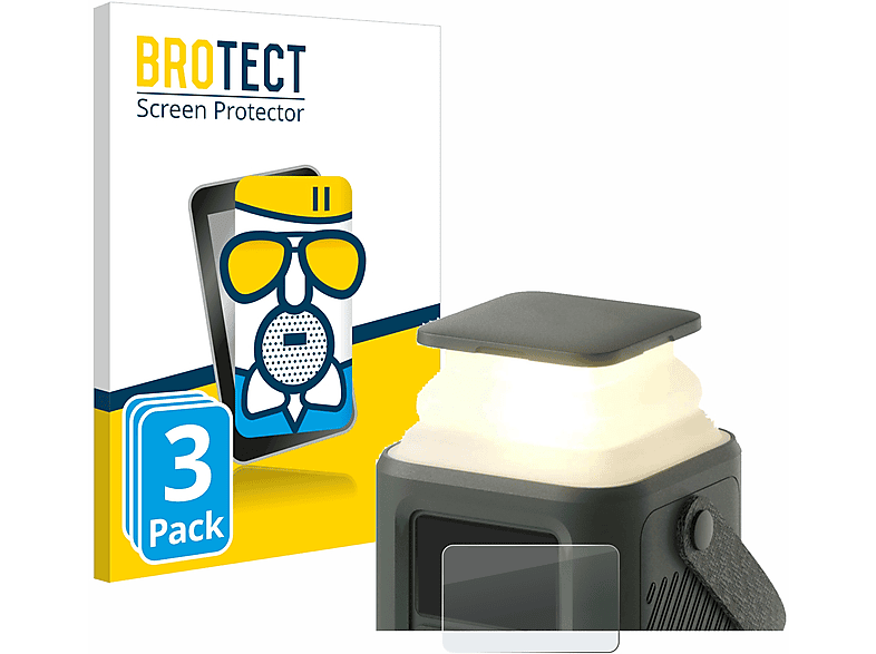 BROTECT 3x Airglass matte Schutzfolie(für Anker 548 Powerbank (PowerCore Reserve 192Wh))