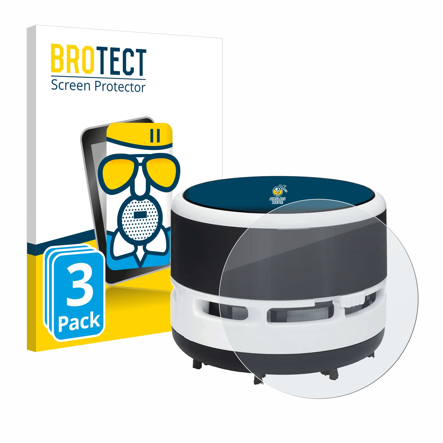 Mini matte 3x Peach Cleaner Vacuum Airglass BROTECT PA105) Schutzfolie(für