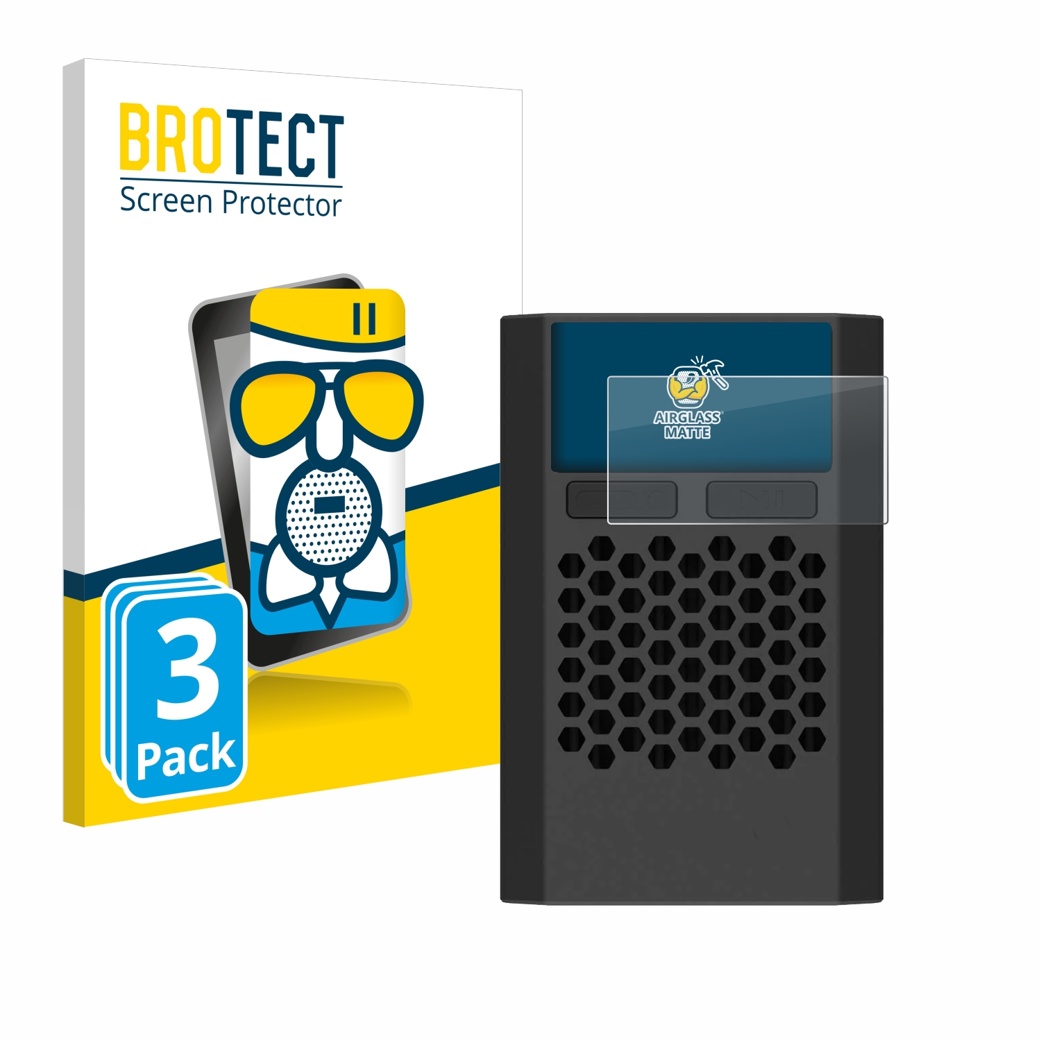 BROTECT 3x Airglass ISDT Schutzfolie(für matte PD60)