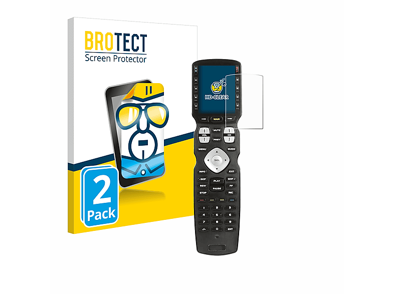 BROTECT 2x klare Schutzfolie(für URC Universal Remote MX990)