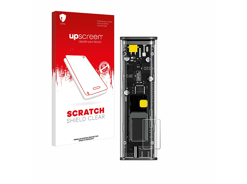 UPSCREEN Kratzschutz klare Schutzfolie(für Shargeek Storm2 100W STM2-2 ...