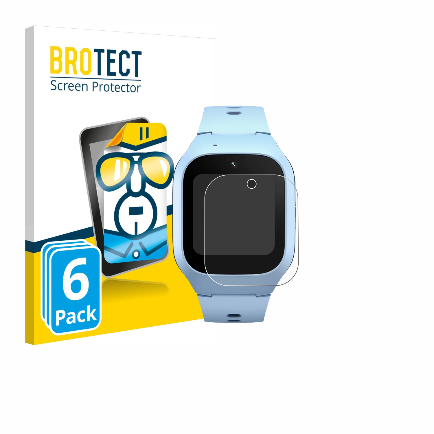 BROTECT 6x Watch) Smart Xiaomi Kids klare Schutzfolie(für