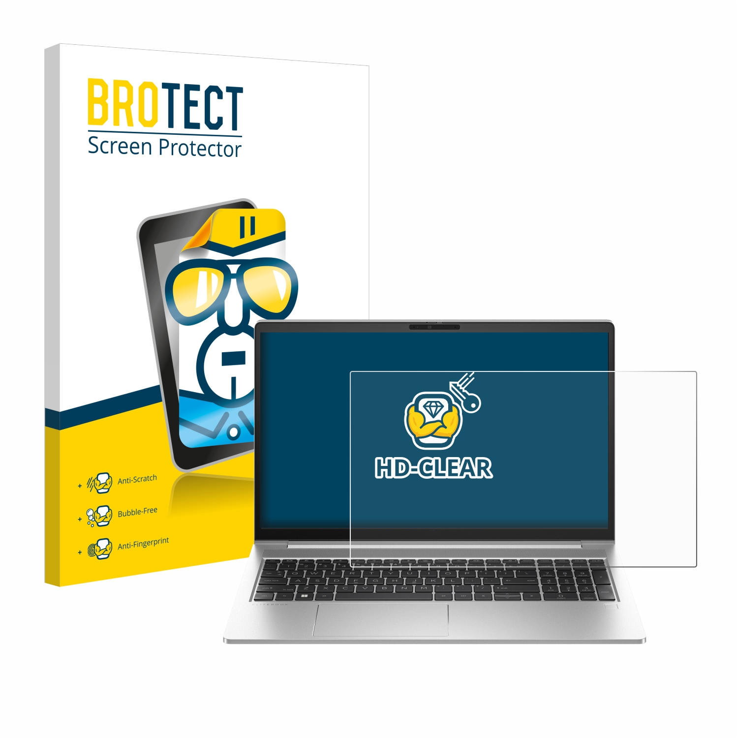 BROTECT klare Schutzfolie(für HP EliteBook 655 G10)