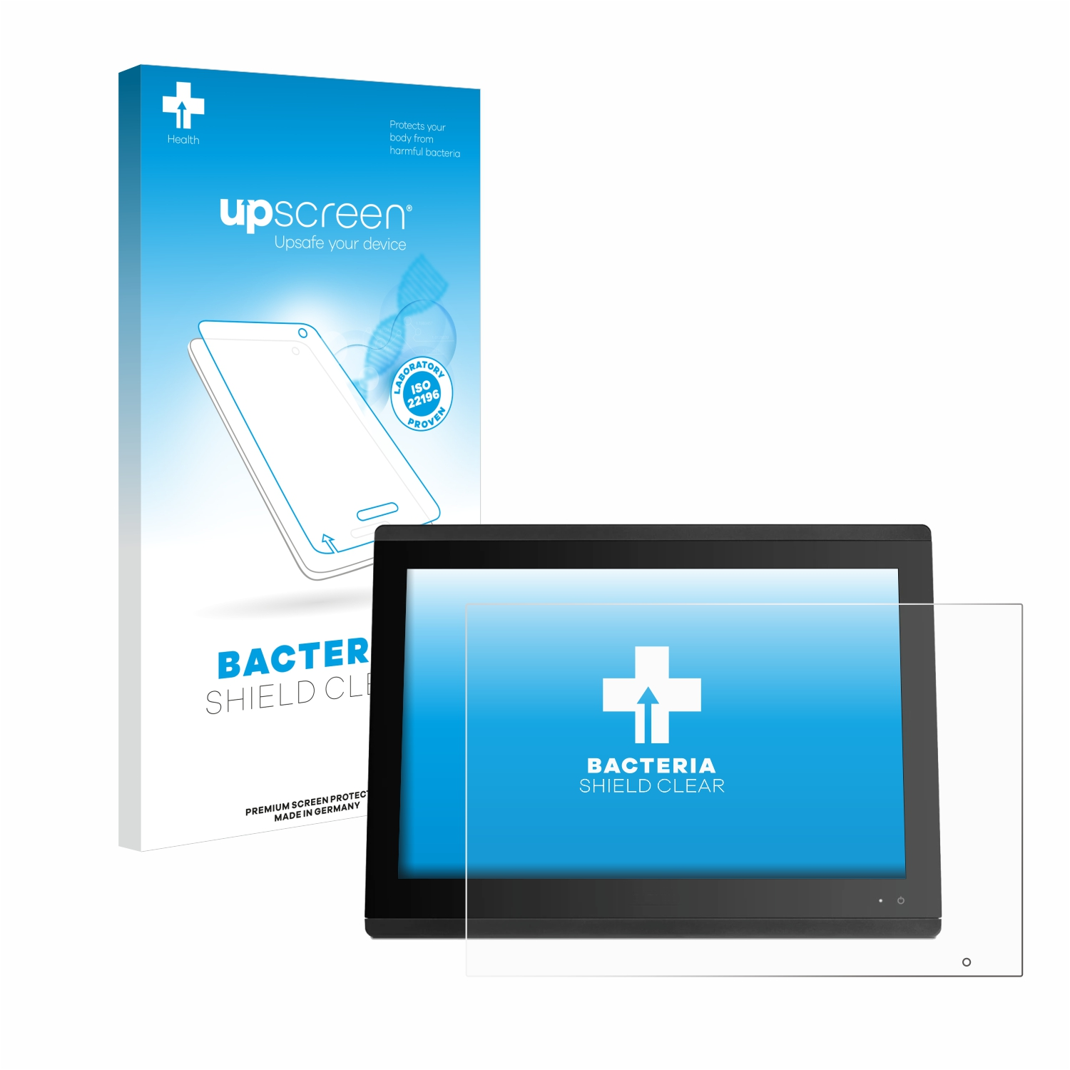 UPSCREEN antibakteriell klare Schutzfolie(für Garmin GPSMAP 8617)