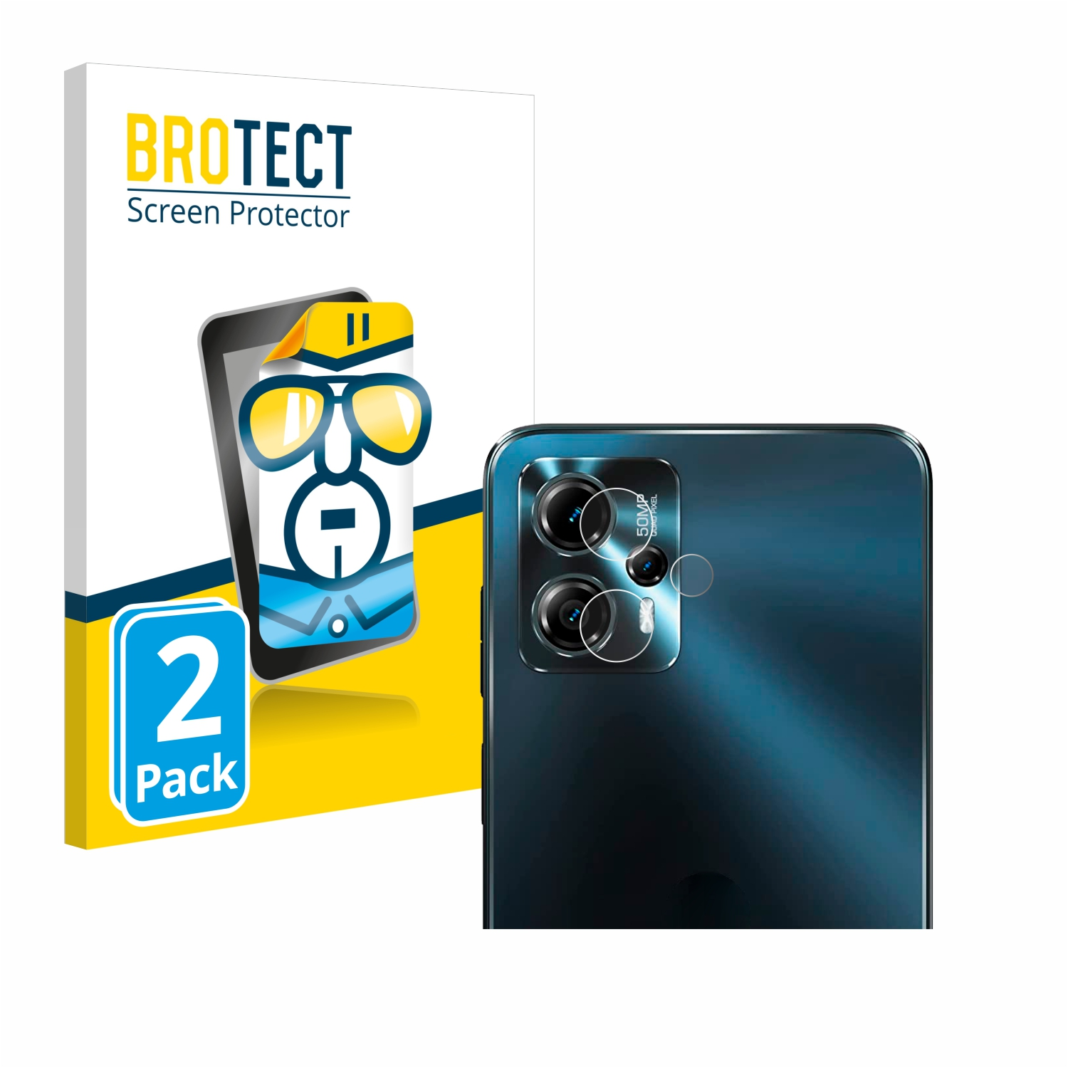 BROTECT 2x klare Schutzfolie(für Motorola G13) Moto