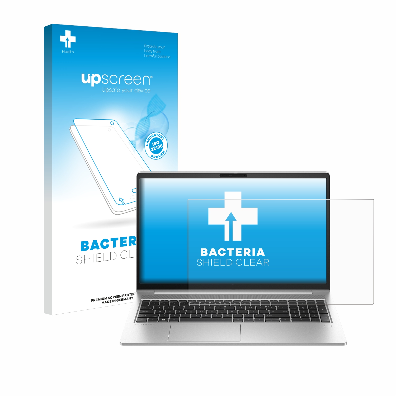 UPSCREEN antibakteriell klare Schutzfolie(für HP 655 G10) EliteBook