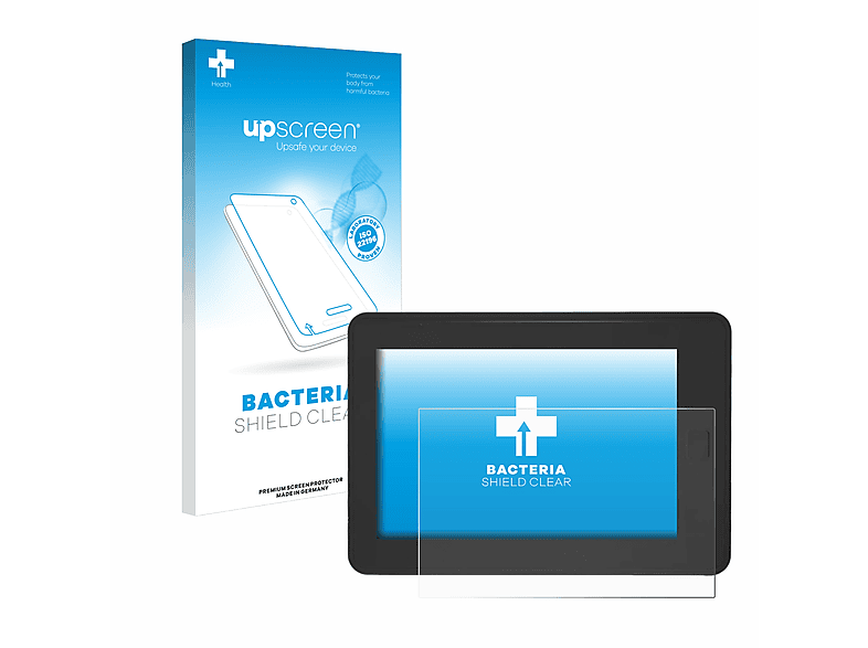 UPSCREEN antibakteriell klare Schutzfolie(für Senor Hygrolion Tab MCP3I 10,1\