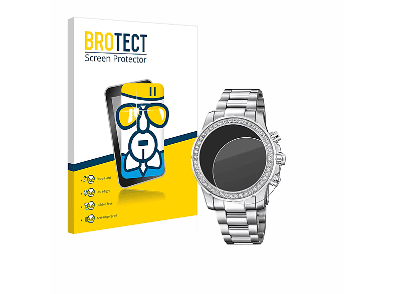BROTECT Airglass klare Schutzfolie(für Jaguar Connected Lady Smartwatch (J980/3))