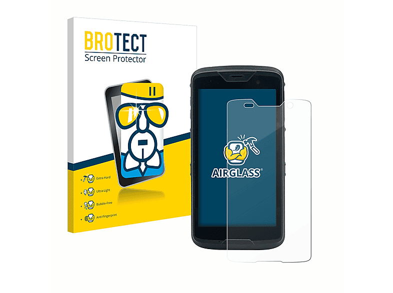 BROTECT Airglass klare Schutzfolie(für Unitech 520) EA