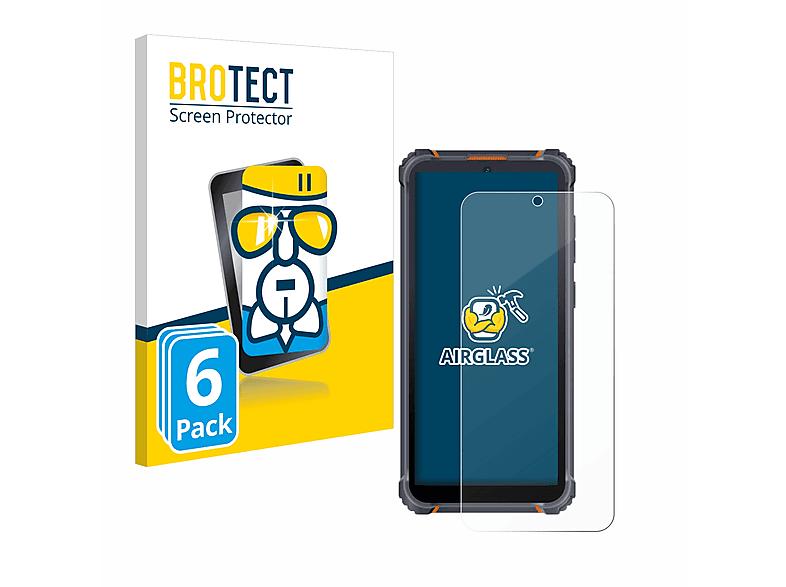 BROTECT 6x Airglass klare Schutzfolie(für Hotwav W10)